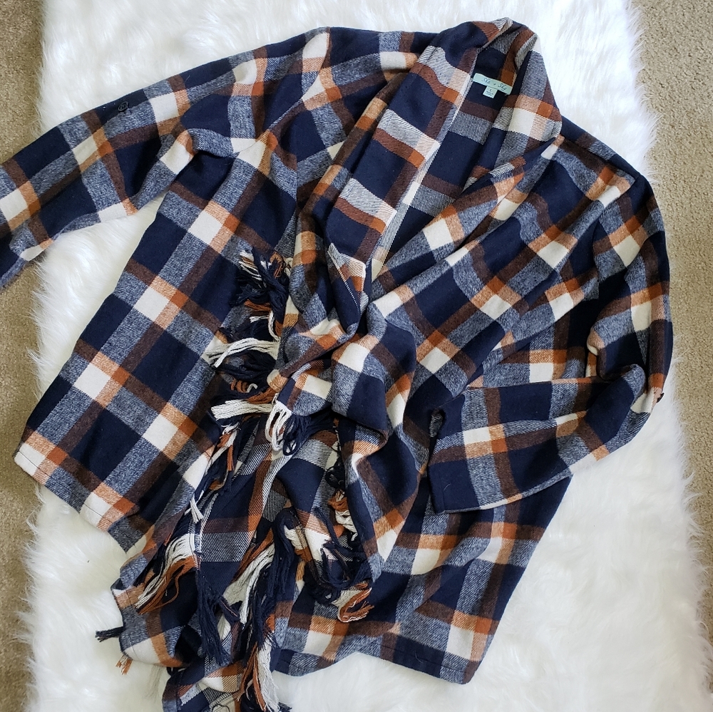 Cozy Plaid Cardigan